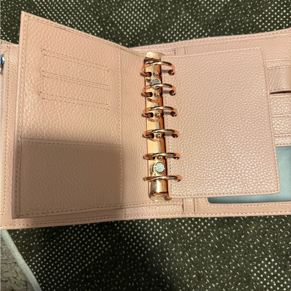 Pink Leather Wallet - Picture 2 of 9